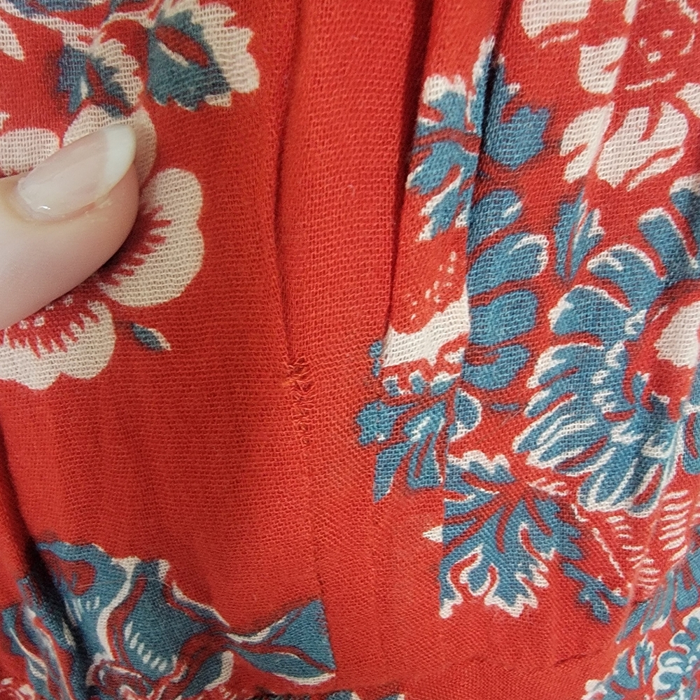 Ralph Lauren Denim & Supply Floral Wrap Maxi Dress Size Small - Picture 6 of 7